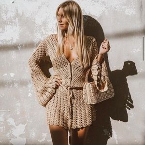 Chasing Unicorns Gold Chelsea Morning Hand
Crochet Dress